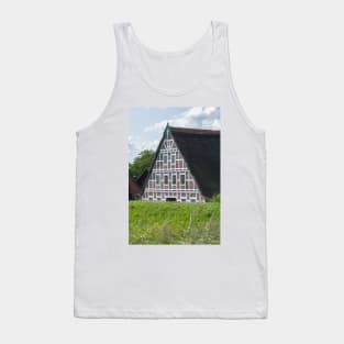 Half-timbered house, Mittelkirchen, Altes Land, Lower Saxony, Germany Tank Top